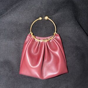 Verafied Burgundy Ring Bag